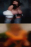 Looking comes from woman pussy