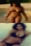 Sexy woman topless single